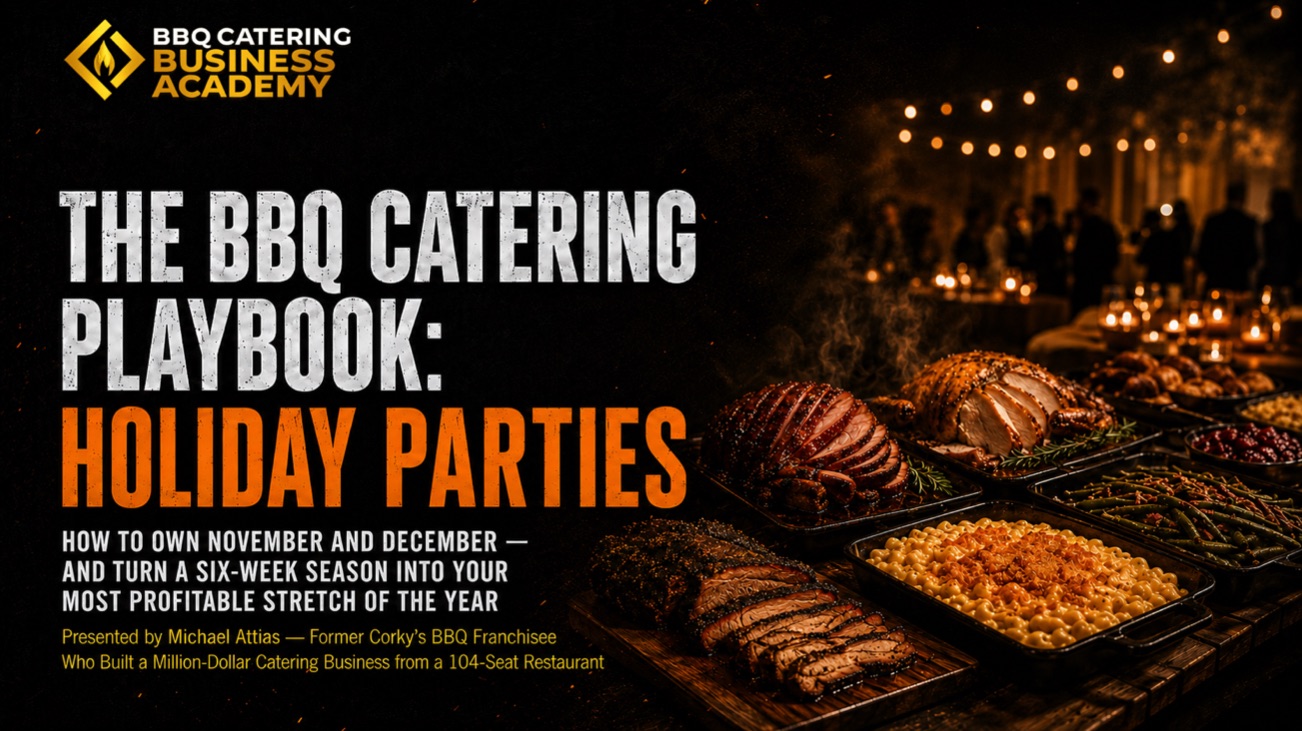 The BBQ Catering Playbook: Holiday Parties — how to own November and December